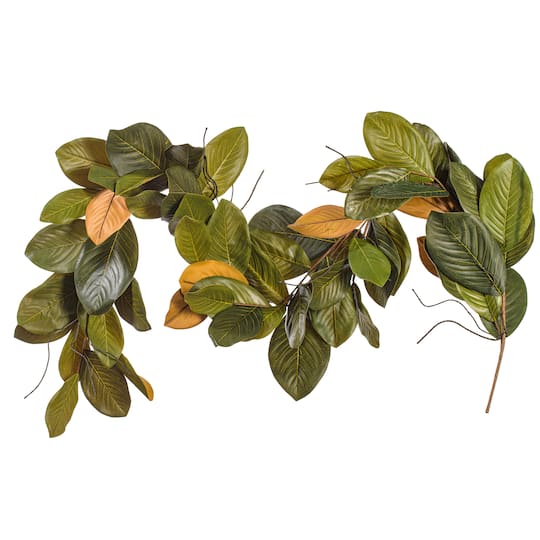 6Ft Green Magnolia Garland By Vickerman | 6 ft | Michaels®